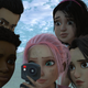 Camp Cretaceous’ Kenji, Darius, Sammy, Brooklyn, and Yaz.